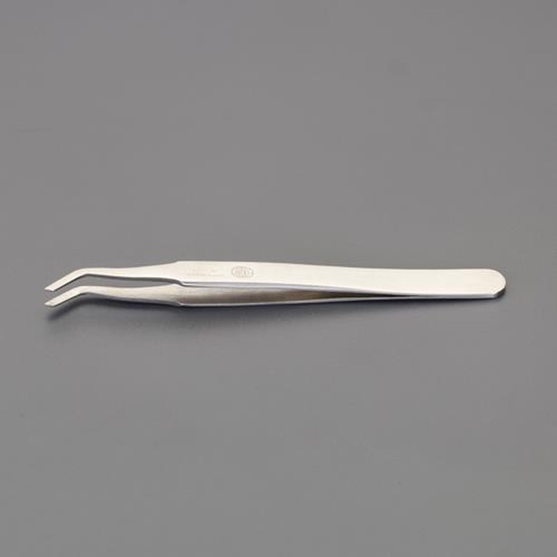 エスコ EA595AK-94 120mm/90精密用ピンセット(ステンレス製) 1個(ご注文単位1個)【直送品】