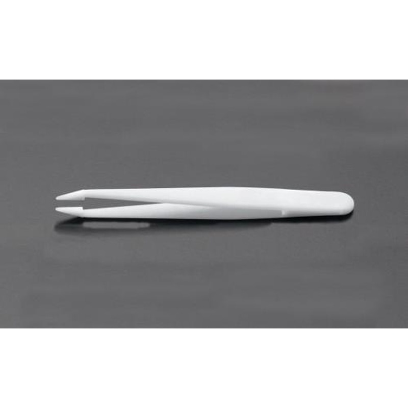 エスコ EA595AM-1 118mm/P2A精密用ピンセット(デルリン製) 1個（ご注文単位1個）【直送品】