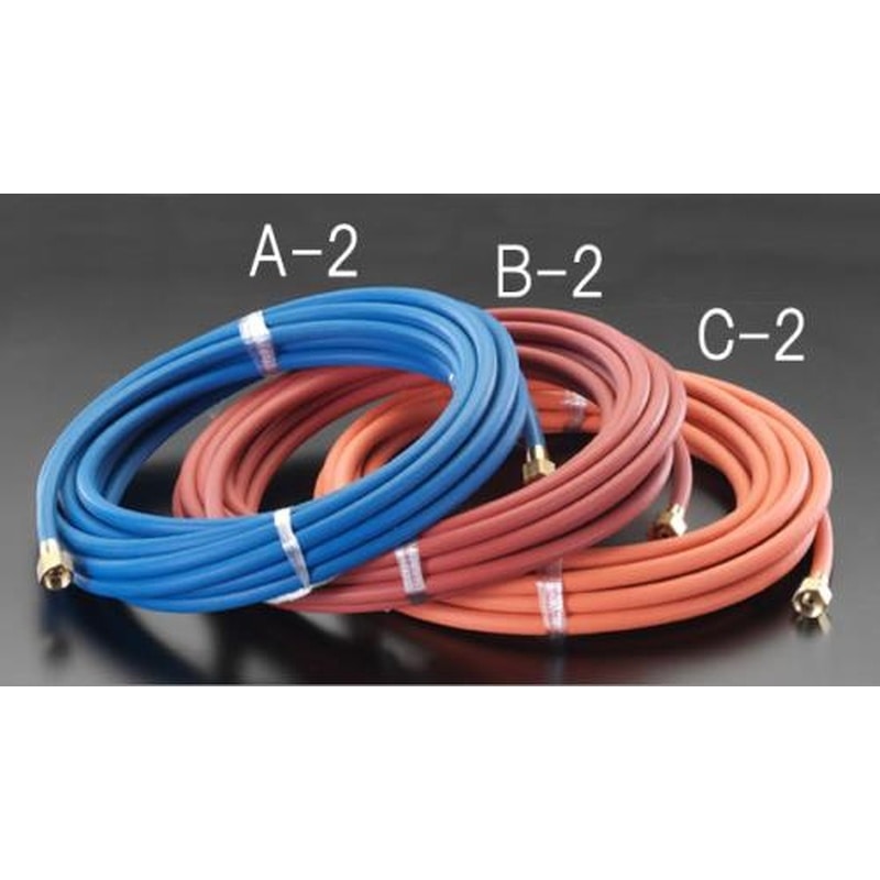 エスコ EA317C-2 5mmx10m溶接用ホース(プロパン用/オレンジ) 1個（ご注文単位1個）【直送品】