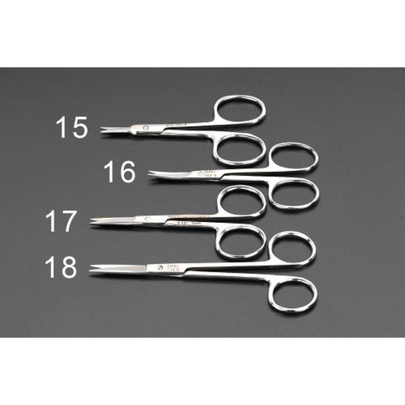 エスコ EA540ME-15 91mmはさみ(精密/ステンレス製) 1個（ご注文単位1個）【直送品】