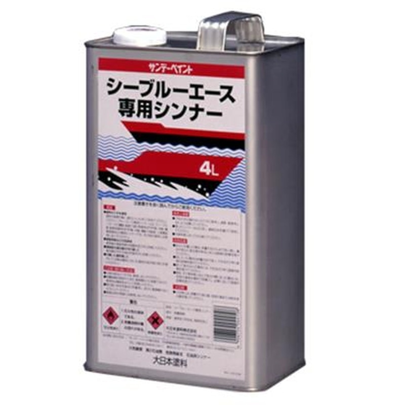 エスコ EA942EN-36 4.0L船舶用塗料専用シンナー(うすめ液) 1個（ご注文単位1個）【直送品】