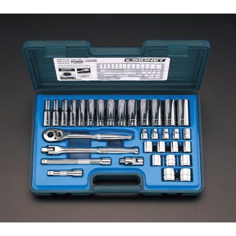 エスコ EA617CC-54 3/8”DRソケットレンチセット 1個（ご注文単位1個）【直送品】