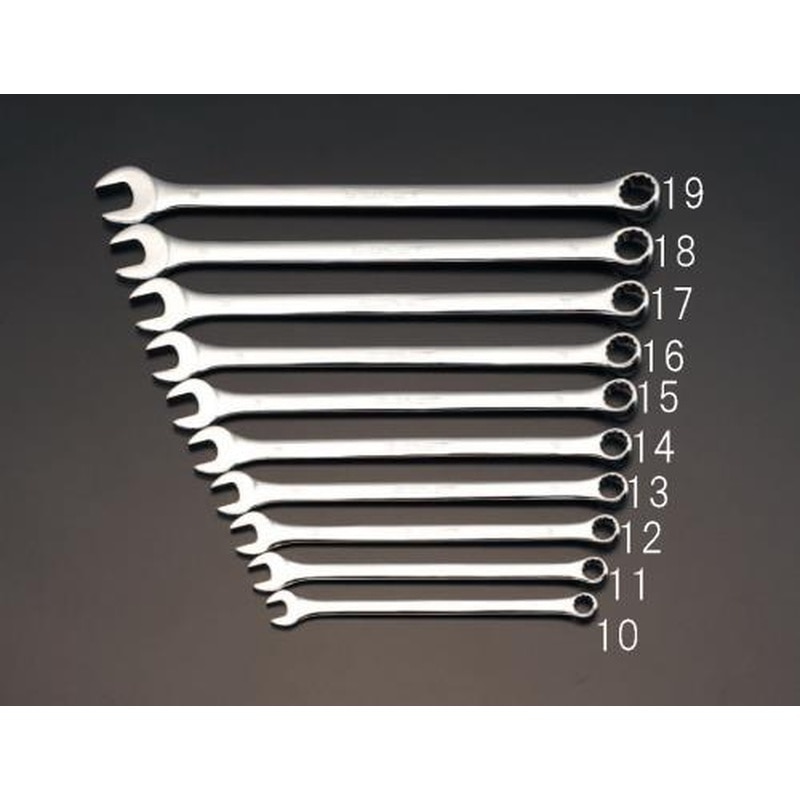 エスコ EA614CB-12 12x224mm片目片口スパナ(超ロング) 1個（ご注文単位1個）【直送品】