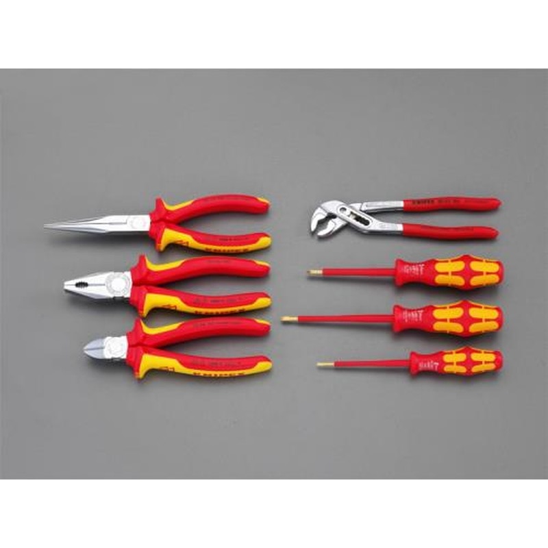 エスコ EA640XC-4[7個組]絶縁工具セット 1個（ご注文単位1個）【直送品】