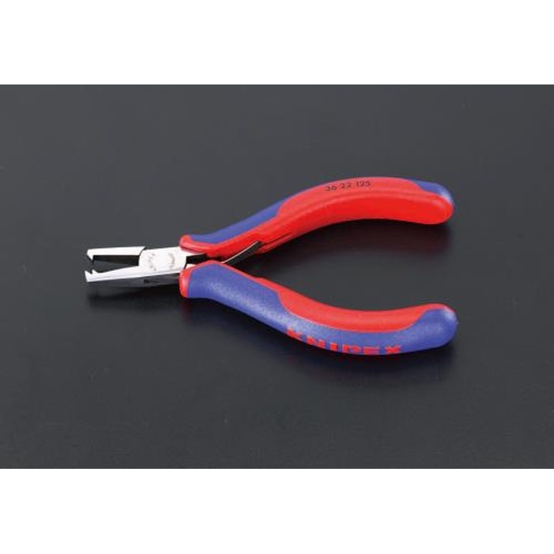 エスコ EA537KT-2 125mmエレクトロニクス用プライヤー(グリップ付) 1個(ご注文単位1個)【直送品】