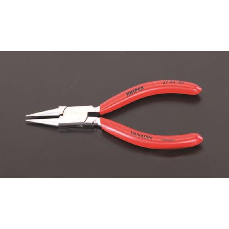 エスコ EA537KR-28 125mm精密プライヤー(メッキ) 1個(ご注文単位1個)【直送品】