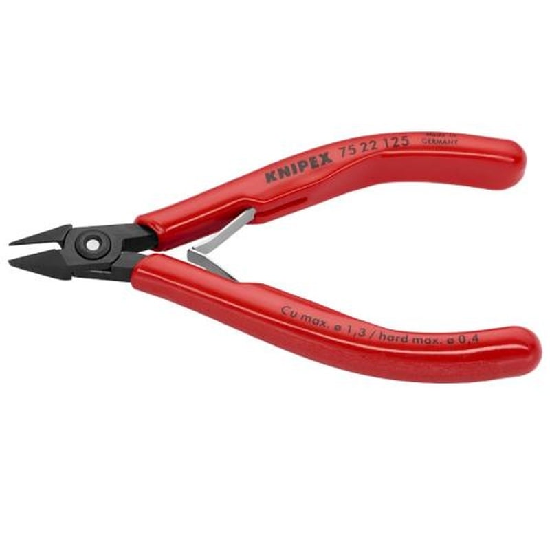 エスコ EA535K-2B 125mm精密用ニッパー(ワイヤーホールド・バネ付) 1個（ご注文単位1個）【直送品】