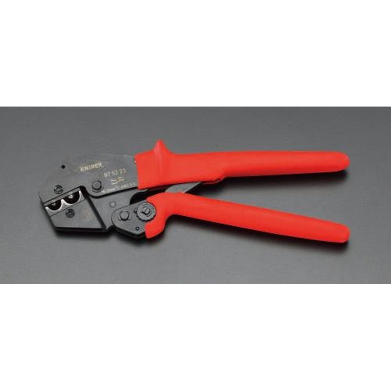 エスコ EA538kg-3A 16.0・25.0m㎡圧着ペンチ(裸端子用) 1個(ご注文単位1個)【直送品】