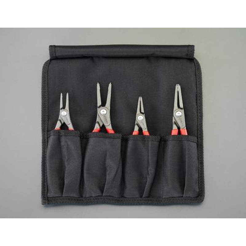 エスコ EA590-11 4本組スナップリングプライヤー 1個（ご注文単位1個）【直送品】