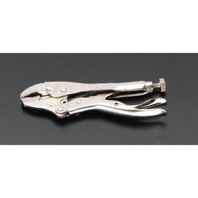 エスコ EA533AA-4 0-24mm/100mmロッキングプライヤー(カーブジョー) 1個(ご注文単位1個)【直送品】