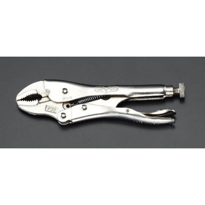 エスコ EA533AA-7 0-41mm/175mmロッキングプライヤー(カーブジョー) 1個(ご注文単位1個)【直送品】