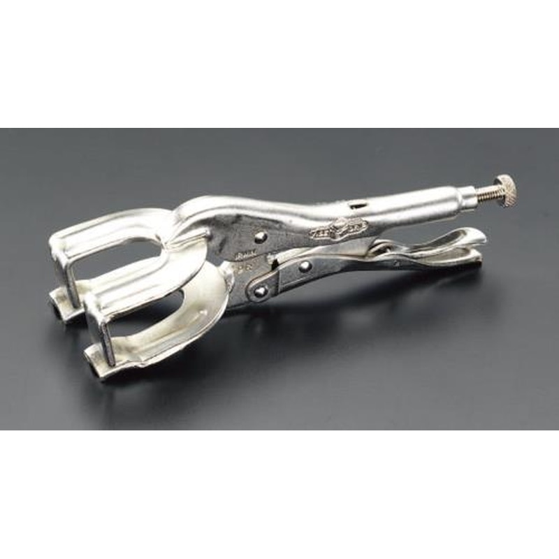 エスコ EA533AJ-9 0-70mm/225mmロッキングクランプ(ウェルディング) 1個（ご注文単位1個）【直送品】