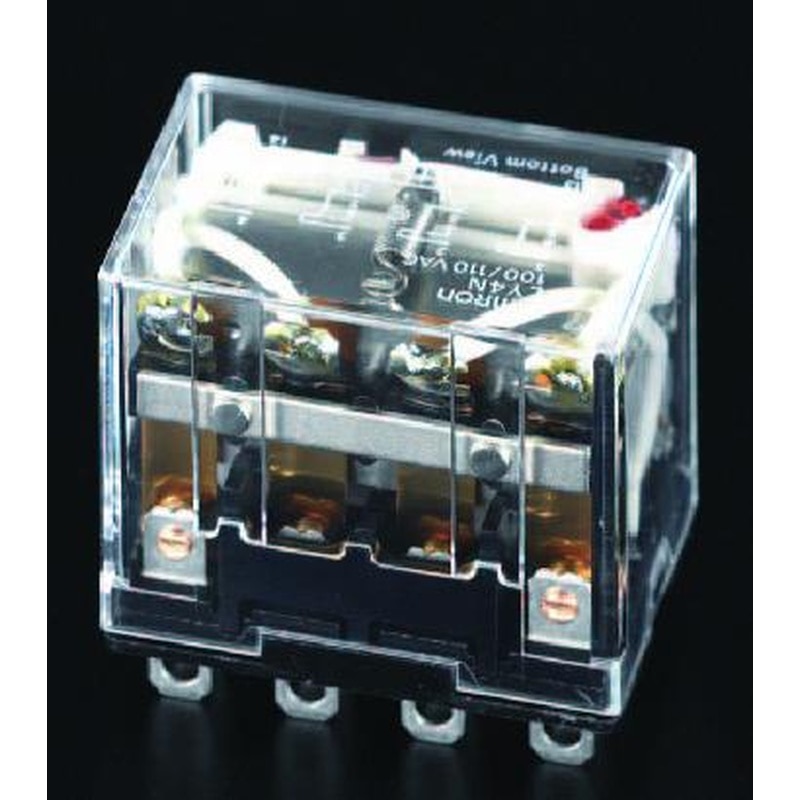 エスコ EA940MP-23E DC24V/4c/10A［LED付]汎用リレー 1個（ご注文単位1個）【直送品】