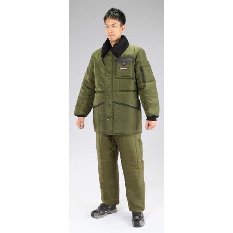 エスコ EA915GM-32[L]防寒服上下セット(Sage) 1個（ご注文単位1個）【直送品】