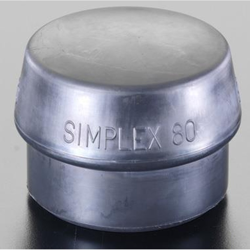 エスコ EA575HH-15 80mmハンマーヘッド(ラバー・ミディアムハード) 1個(ご注文単位1個)【直送品】