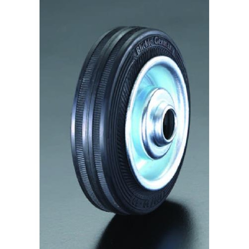 エスコ EA986MG-1 100x30mm車輪(ラバータイヤ・スチールリム) 1個(ご注文単位1個)【直送品】