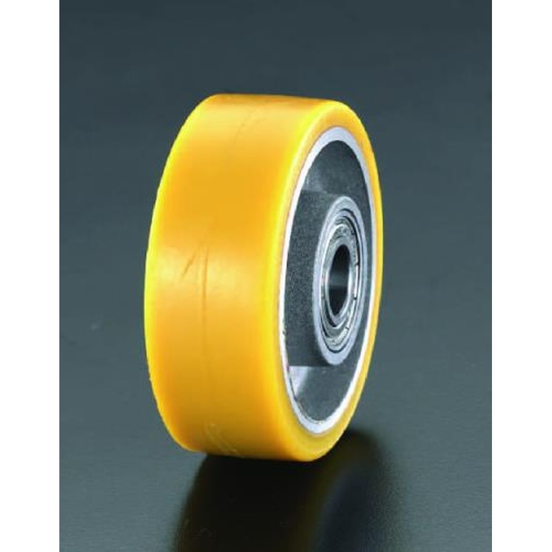 エスコ EA986MP-150 150x50mm車輪(ポリウレタンタイヤ・アルミリム・ベアリング) 1個(ご注文単位1個)【直送品】