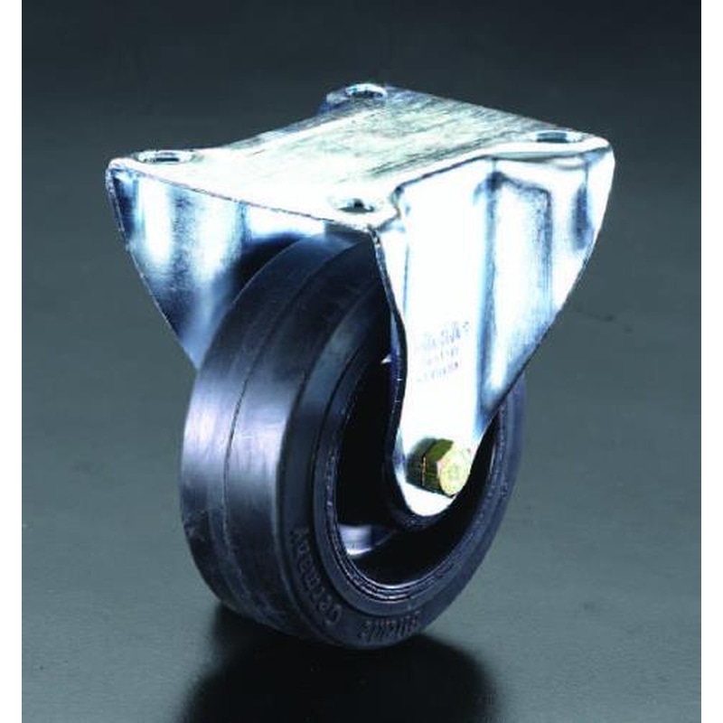 エスコ EA986HX-160 160mmキャスター(固定金具) 1個（ご注文単位1個）【直送品】