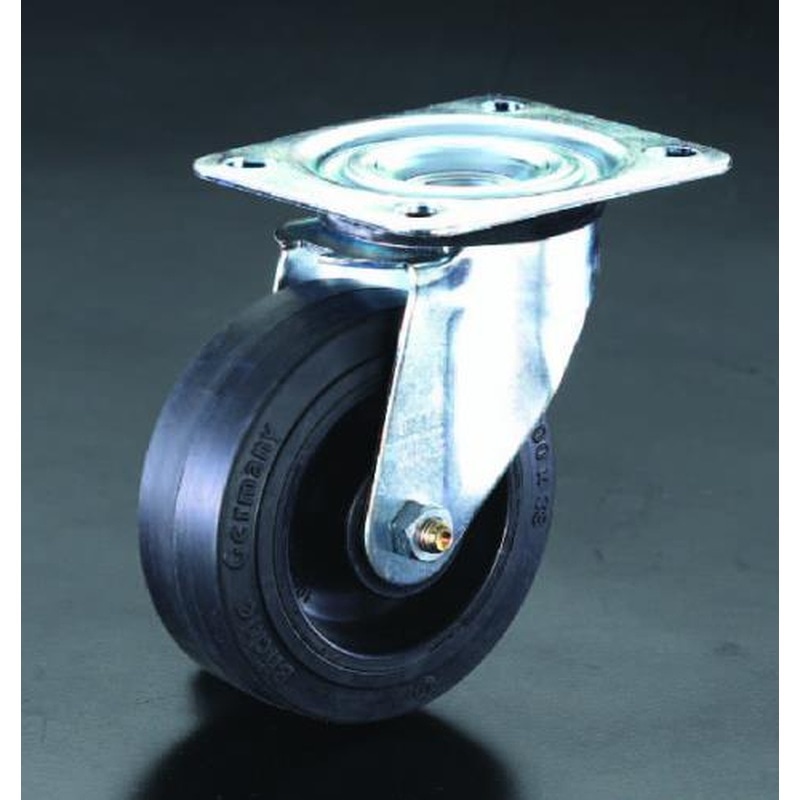 エスコ EA986HY-125 125mmキャスター(自在金具) 1個（ご注文単位1個）【直送品】