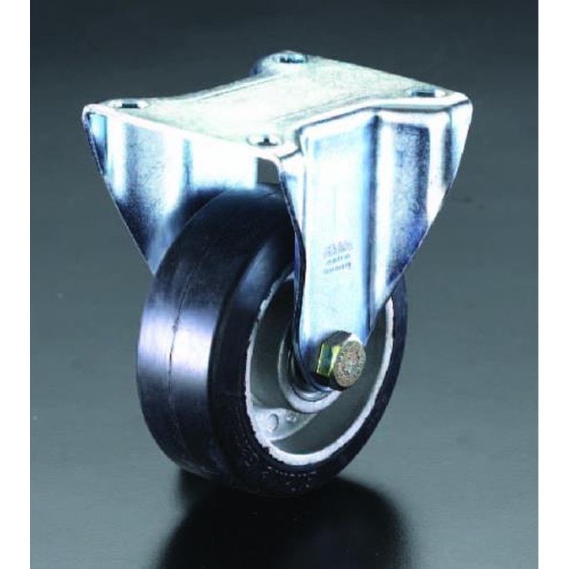エスコ EA986JD-160 160mmキャスター(固定金具) 1個（ご注文単位1個）【直送品】