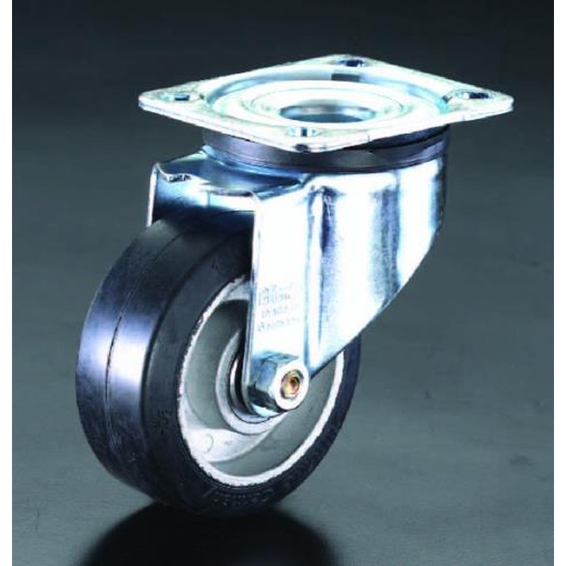 エスコ EA986JE-160 160mmキャスター(自在金具) 1個（ご注文単位1個）【直送品】