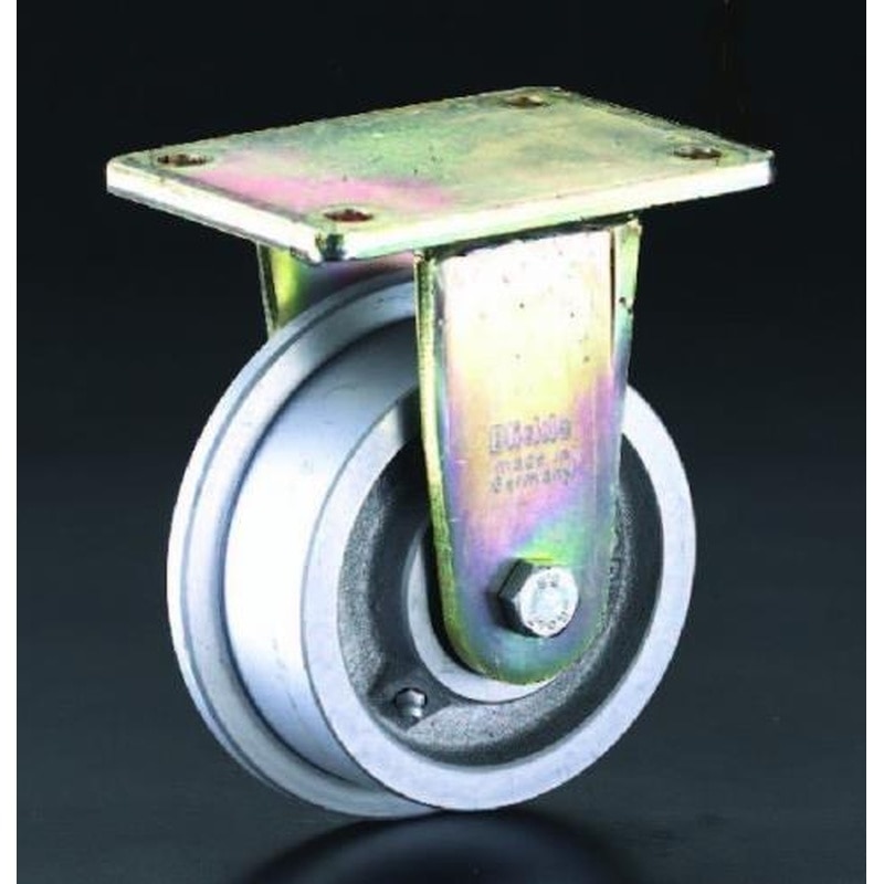 エスコ EA986NV-150 150mmキャスター(スティール車輪・レール用) 1個（ご注文単位1個）【直送品】