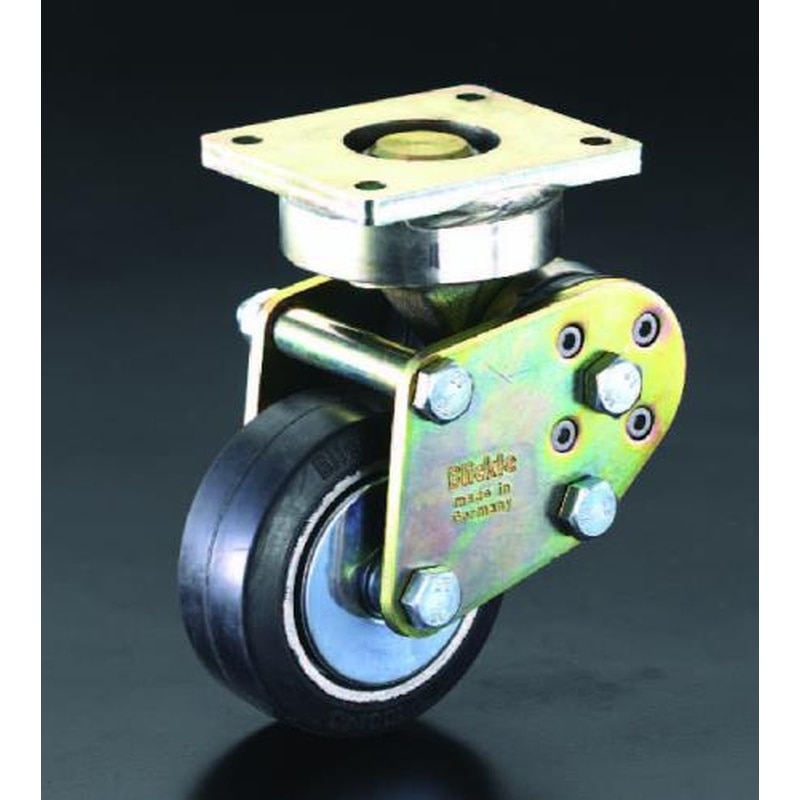 エスコ EA986KZ-125 125mmキャスター(自在金具・スプリング付) 1個（ご注文単位1個）【直送品】