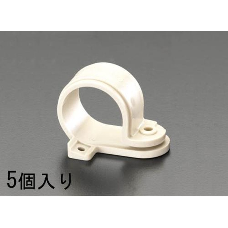 エスコ EA947BS-24 42.8mm片サドル(ベージュ/5個) 1個（ご注文単位1個）【直送品】