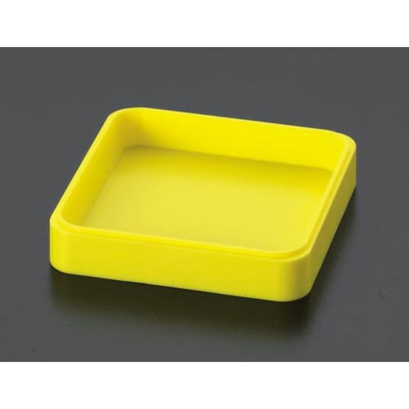 エスコ EA519WA-74 70x70mm/黄角・パーツトレー 1個（ご注文単位1個）【直送品】