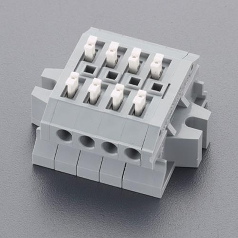 エスコ EA940DM-66 6極［AC/DC300V/10A]スクリューレス端子台 1個（ご注文単位1個）【直送品】