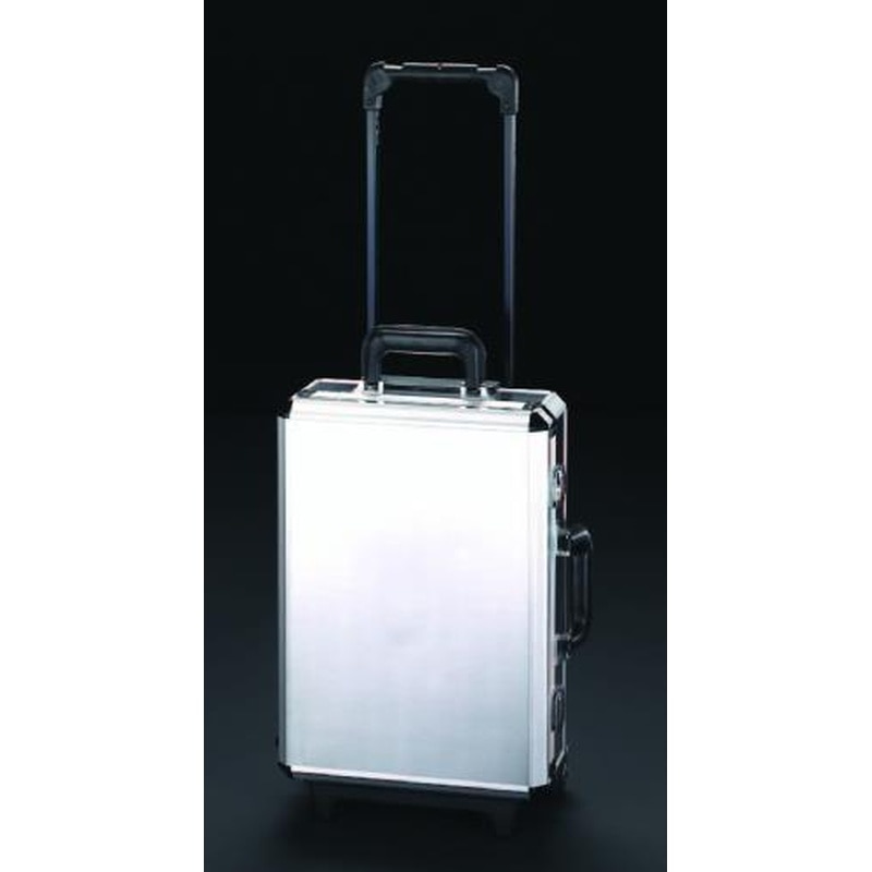 エスコ EA502AA-2 335x155x470mmアルミケース(キャスター付) 1個（ご注文単位1個）【直送品】