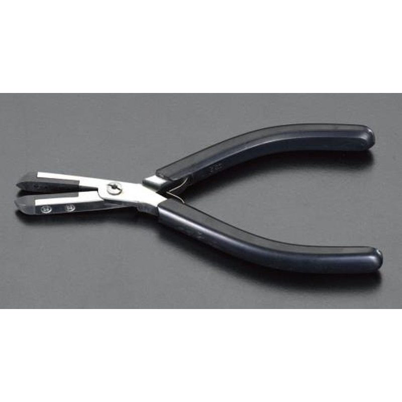 エスコ EA535BA-13 140mmストレートニングプライヤー(ESD/ソフトチップ) 1個(ご注文単位1個)【直送品】