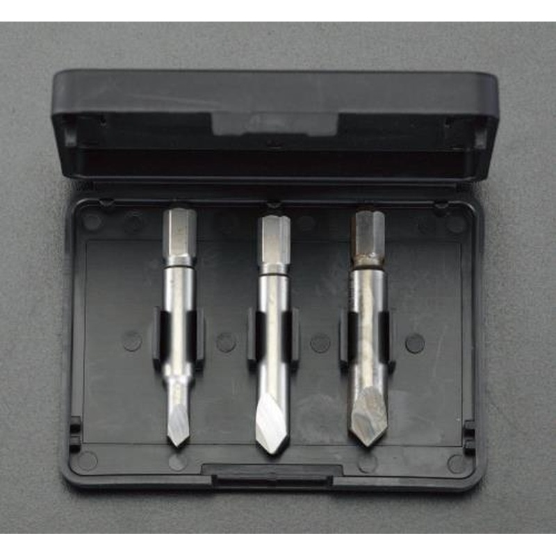 エスコ EA584AA 3.5-6.2mm/3本組木ねじエキストラクター(左回転) 1個（ご注文単位1個）【直送品】