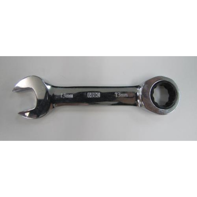 エスコ EA614LS-13 13mmギアレンチ(スタビー) 1個（ご注文単位1個）【直送品】