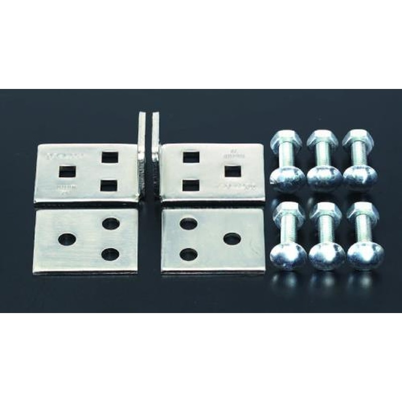 エスコ EA951BB-32 90゜アングルブラケット(ハードスティール製) 1個(ご注文単位1個)【直送品】