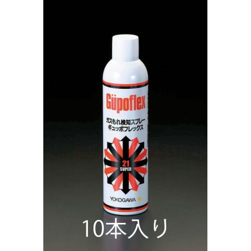 エスコ EA704C-10 345gガス洩れ検知液(スプレー/10本) 1個（ご注文単位1個）【直送品】