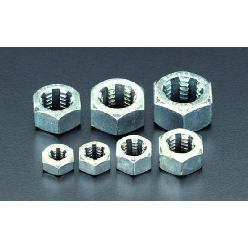 エスコ EA829BL 1/4”-5/8”ダイスセット(ねじ山修正/SAE) 1個(ご注文単位1個)【直送品】