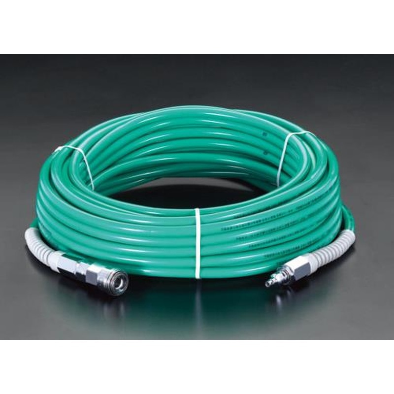 エスコ EA125BW-10 6.0/10.0mmx10m高圧ホース(カプラー付) 1個（ご注文単位1個）【直送品】