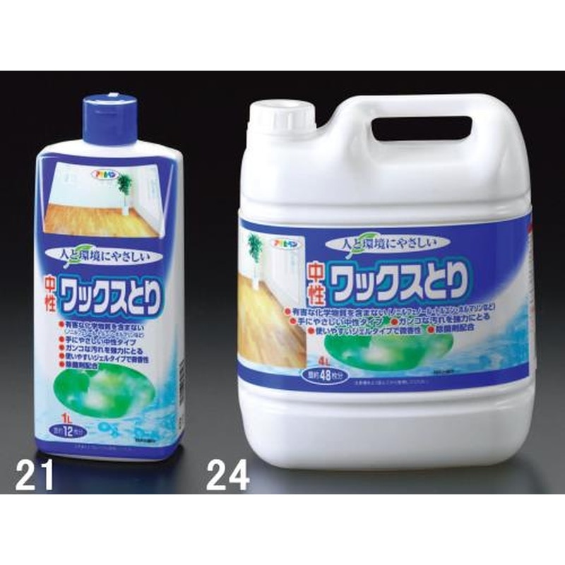 エスコ EA920L-21 1.0Lワックス除去補修剤(中性) 1個(ご注文単位1個)【直送品】