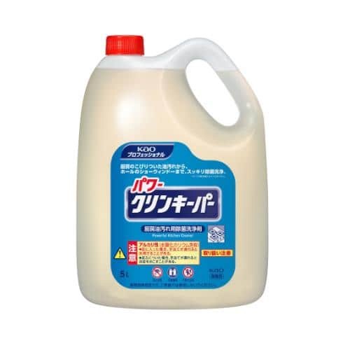 エスコ EA922KA-11A 5Lx2個 厨房機器・設備用洗剤(パワークリーンキーパ) 1箱 （ご注文単位1箱）【直送品】