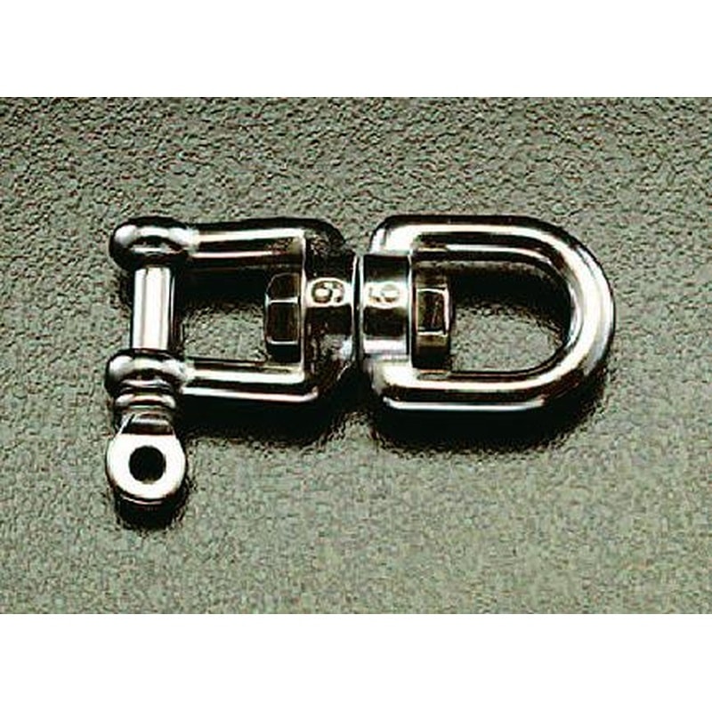 エスコ EA638FC-20 3170kg/219mmEye＆Jawスイベル(ステンレス製) 1個（ご注文単位1個）【直送品】