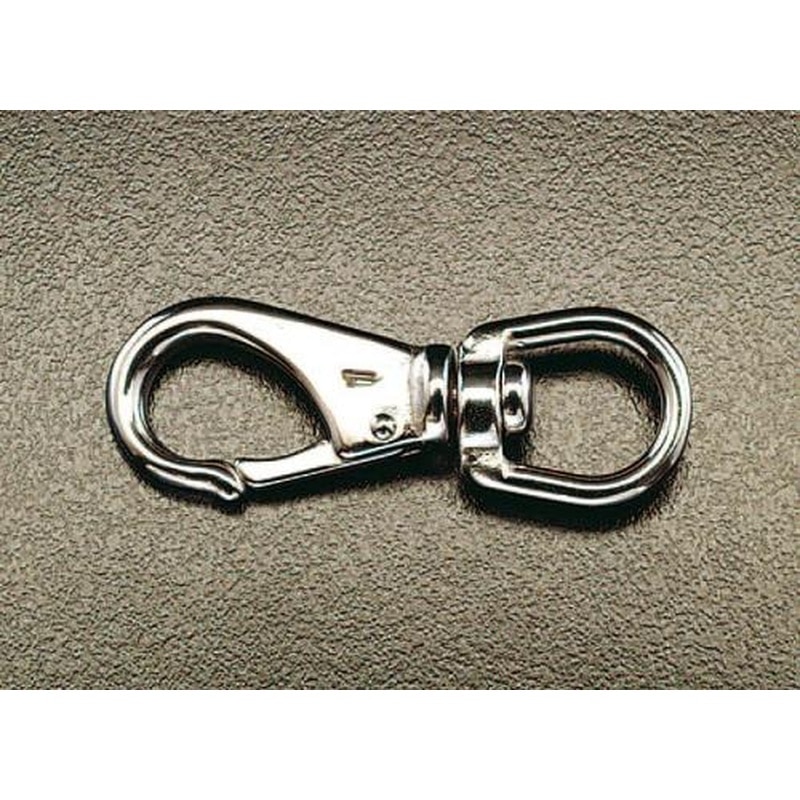 エスコ EA638FP-2 98mmスイベルアイスナップ(ステンレス製) 1個（ご注文単位1個）【直送品】