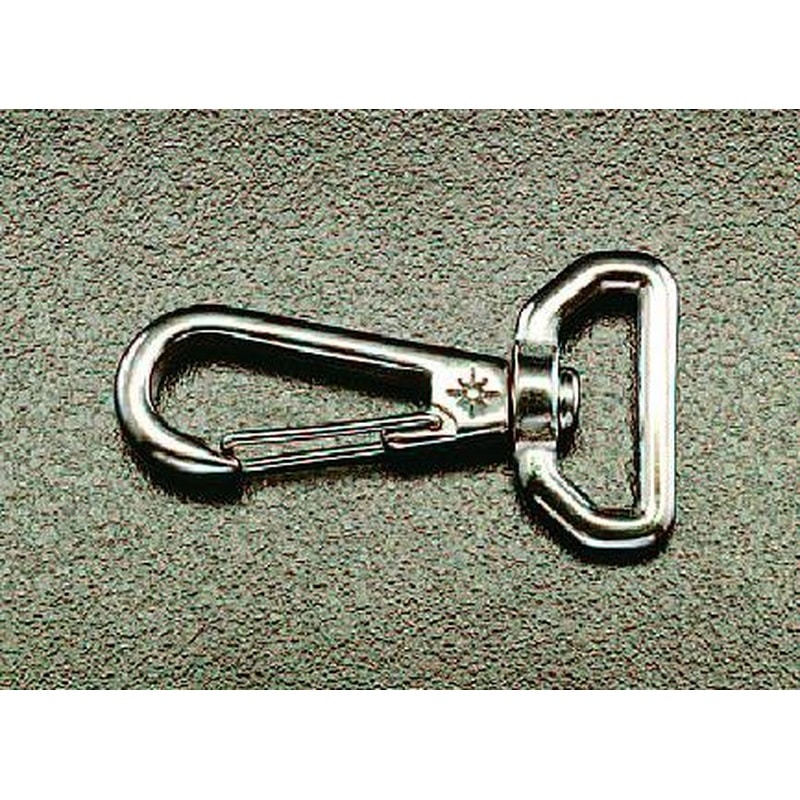 エスコ EA638FT-38 38mmストラップスナップ(ステンレス製) 1個（ご注文単位1個）【直送品】