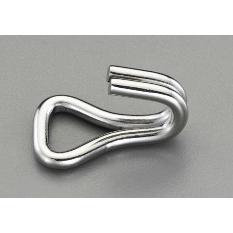 エスコ EA638FY-25 25mmフック・ダブルJ型(ステンレス製) 1個(ご注文単位1個)【直送品】