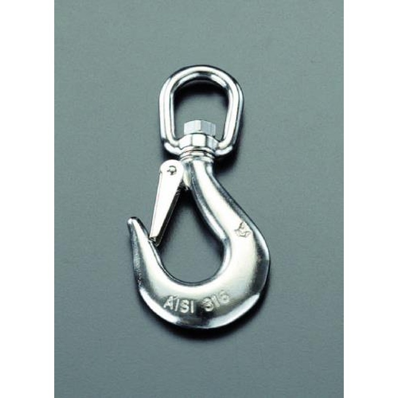 エスコ EA987G-2 649kgスイベルアイフック(ステンレス製) 1個（ご注文単位1個）【直送品】