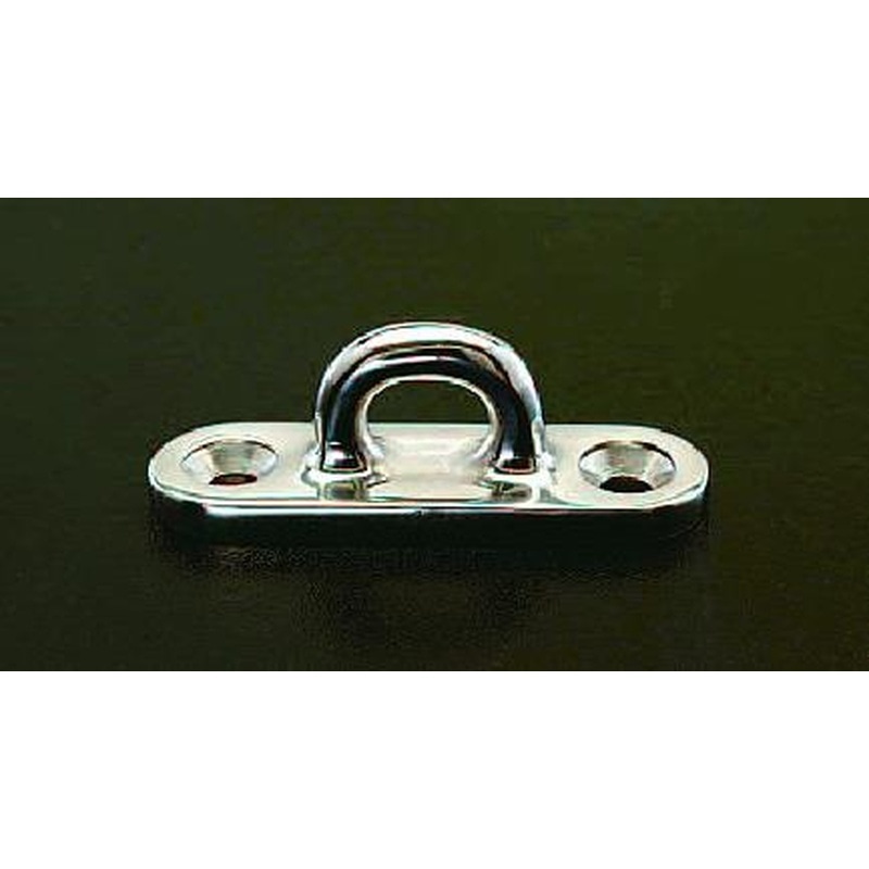 エスコ EA638GE-1 76x22mm/16mm強力型パッドアイ(ステンレス製) 1個（ご注文単位1個）【直送品】