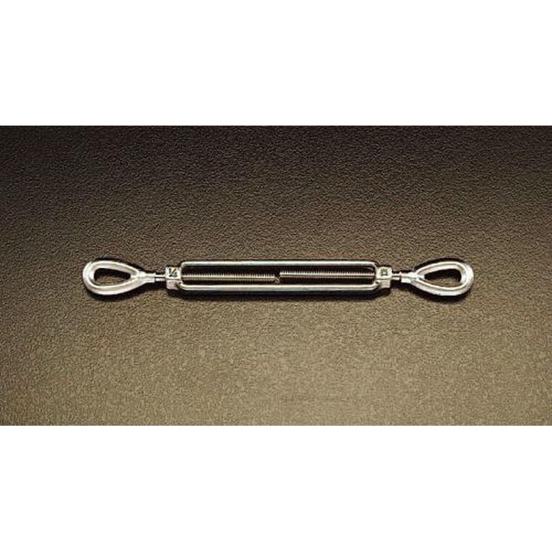 エスコ EA638KH-3 8.0mmターンバックル(Eye＆Eye/ステンレス製) 1個（ご注文単位1個）【直送品】