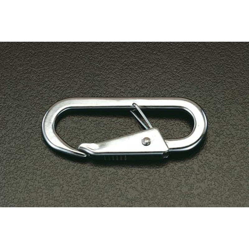 エスコ EA638JK-12 7.0x82mmスナップフック(抜け止付/ステンレス製) 1個（ご注文単位1個）【直送品】