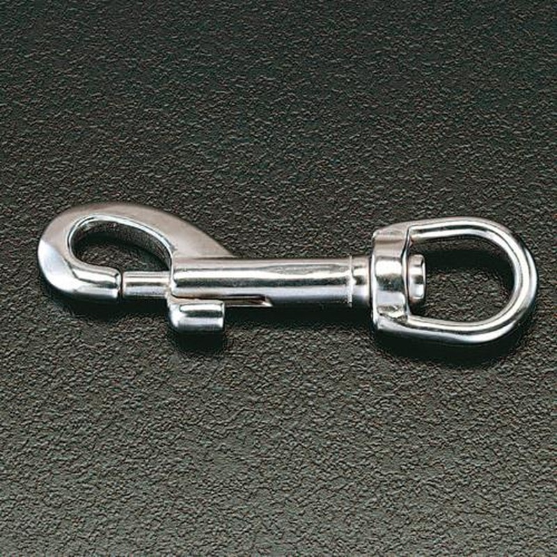 エスコ EA638AG-12 91mmスイベルEyeスナップ 1個（ご注文単位1個）【直送品】