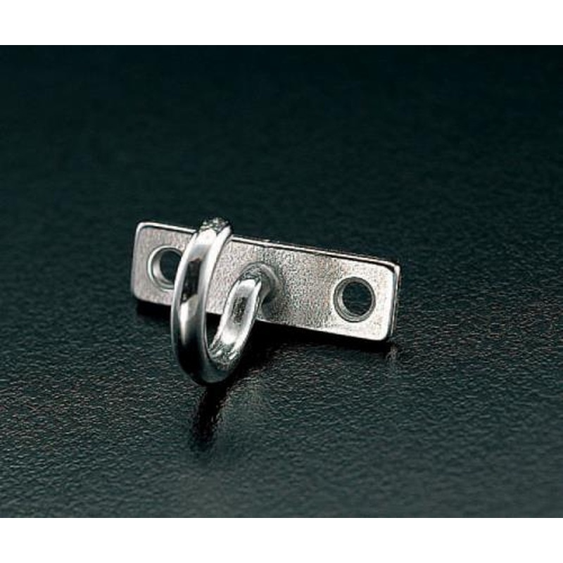 エスコ EA638DL-8 8mm/16x50mmプレートフック(ステンレス製) 1個（ご注文単位1個）【直送品】